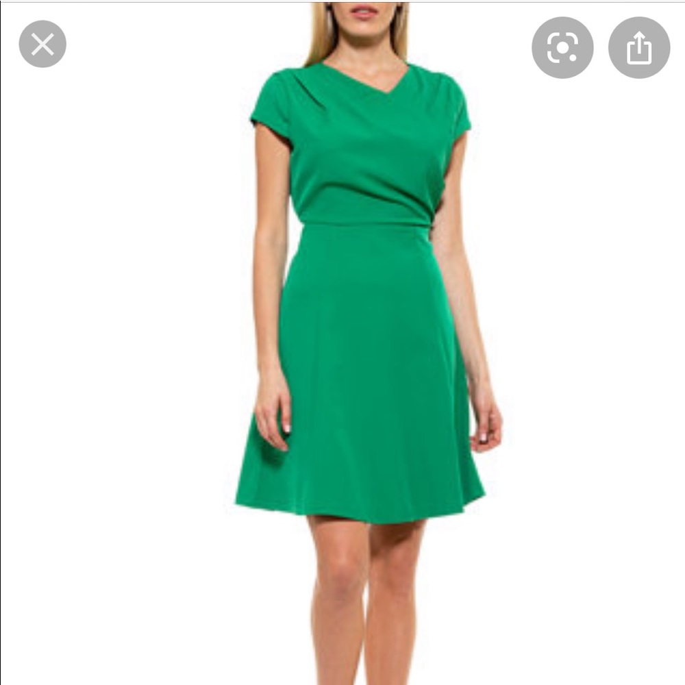 NWT Alexia Admore Karin Trumpet Dress, Green
